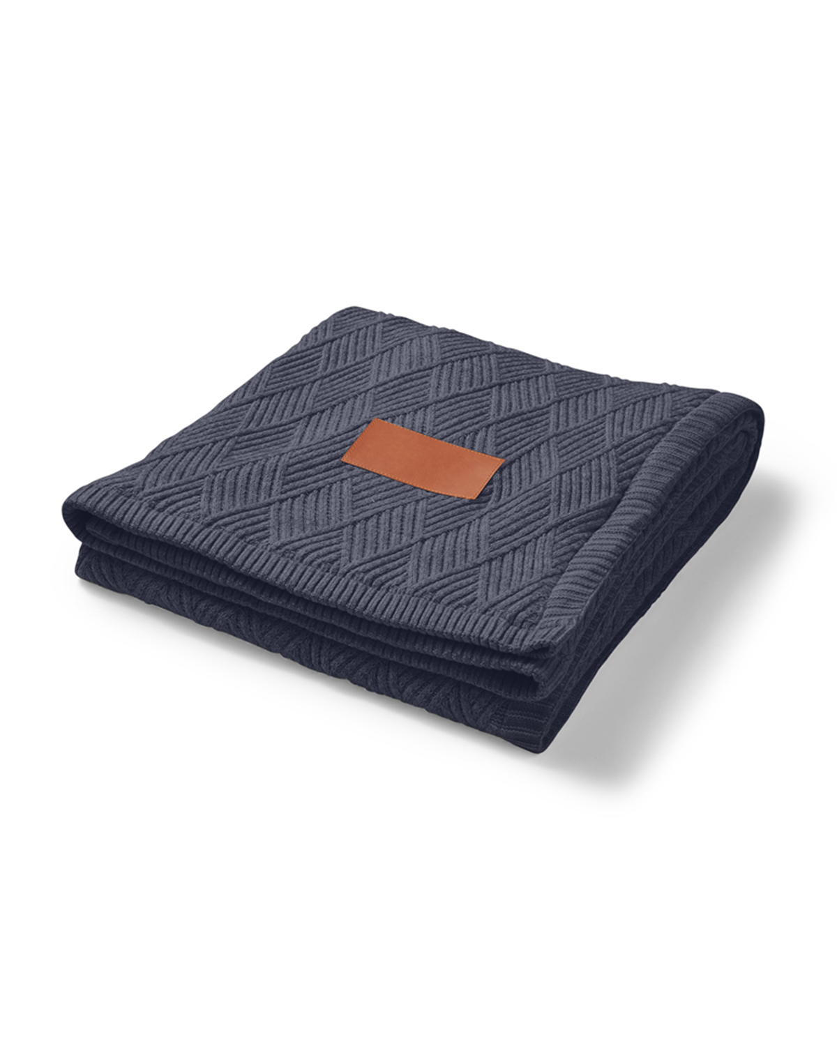Picture of Trellis Knit Blanket.