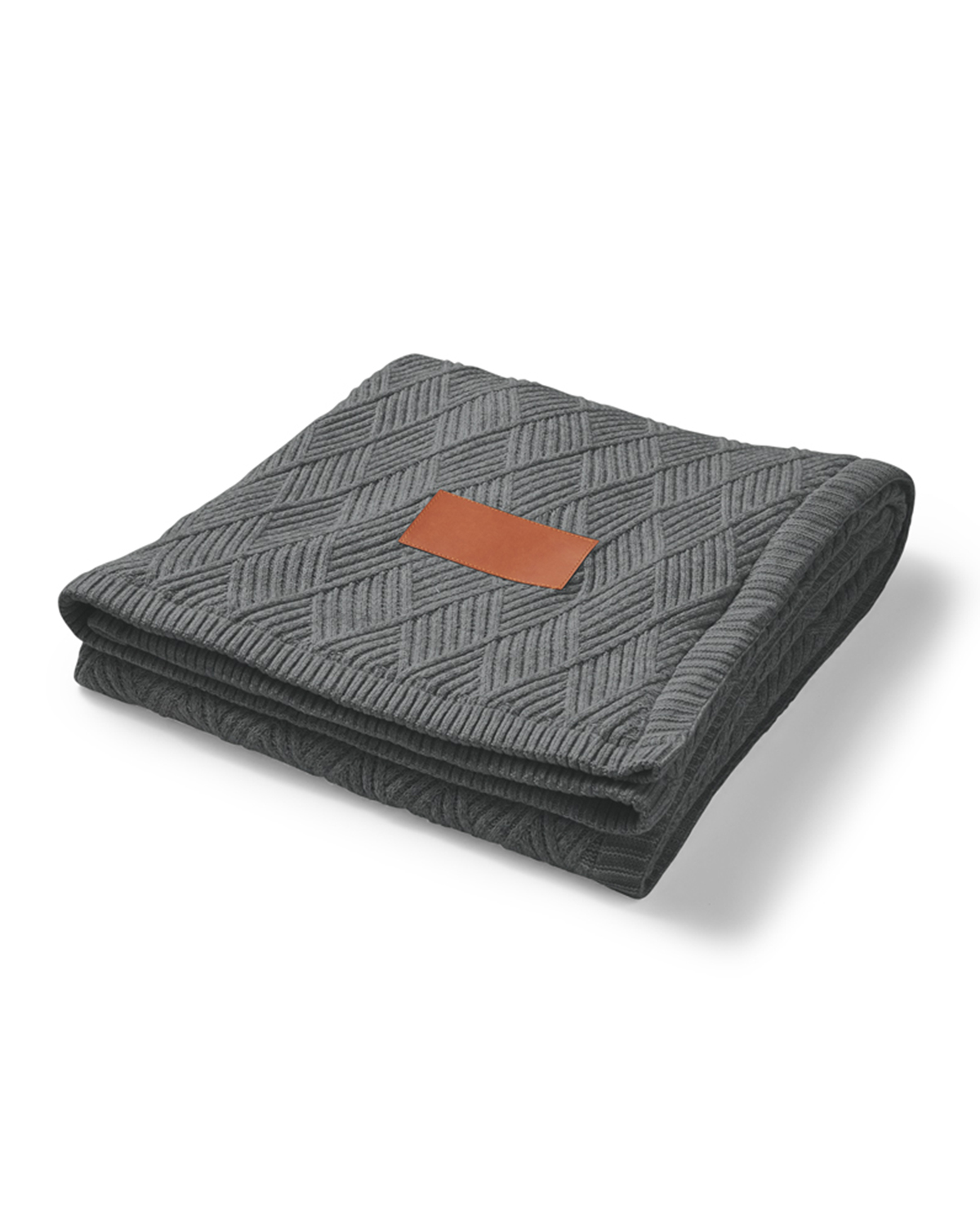 Picture of Trellis Knit Blanket.