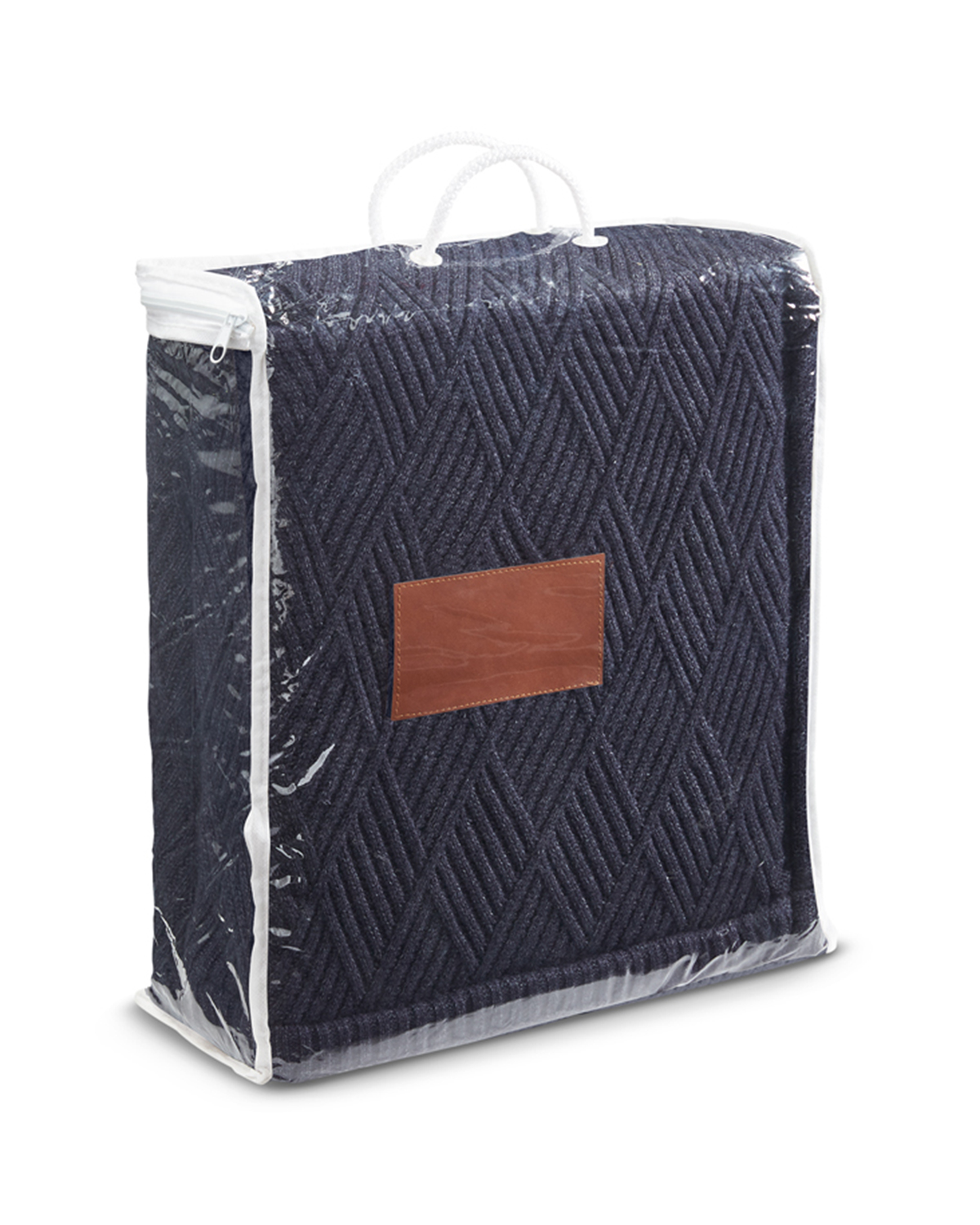 Picture of Trellis Knit Blanket.