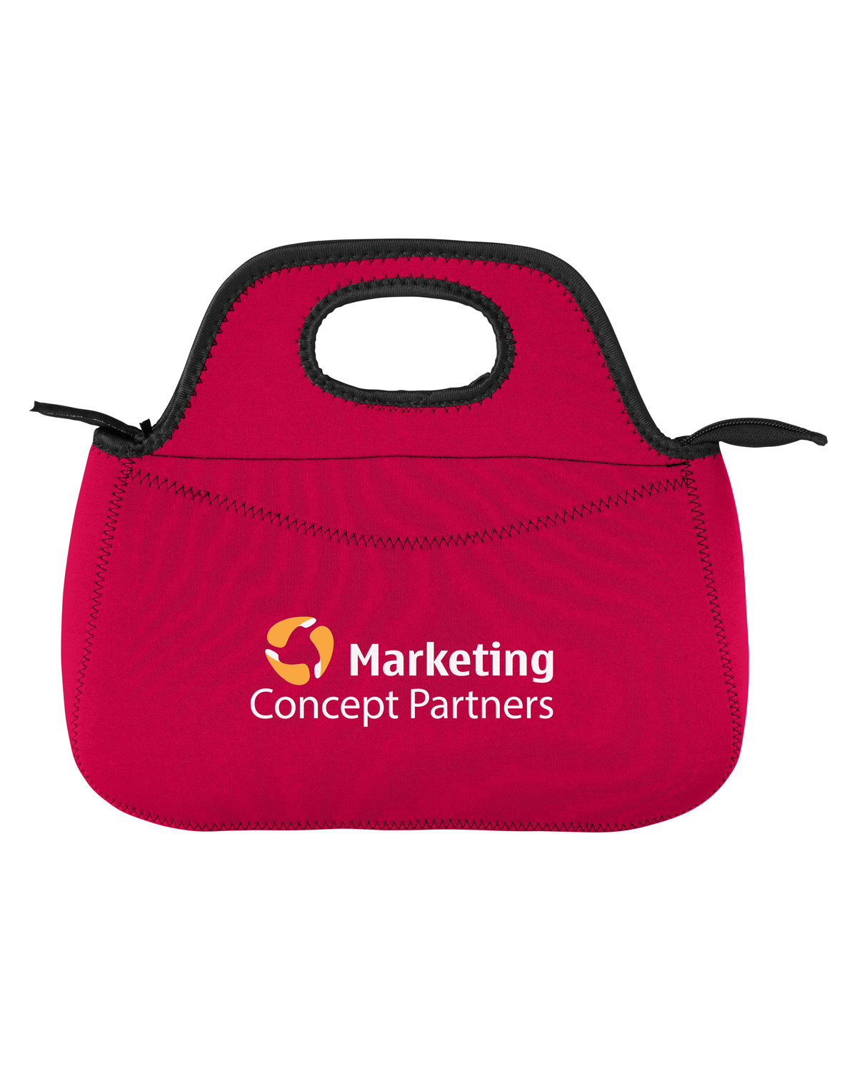 Picture of Zippered Neoprene Lunch Cooler Tote Bag.