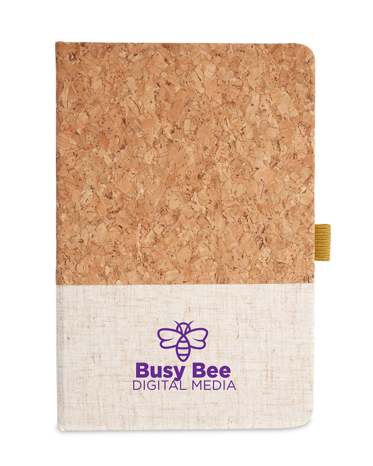 Picture of Cork And Heathered Fabric Hardcover Journal 5.5" x 8.25".