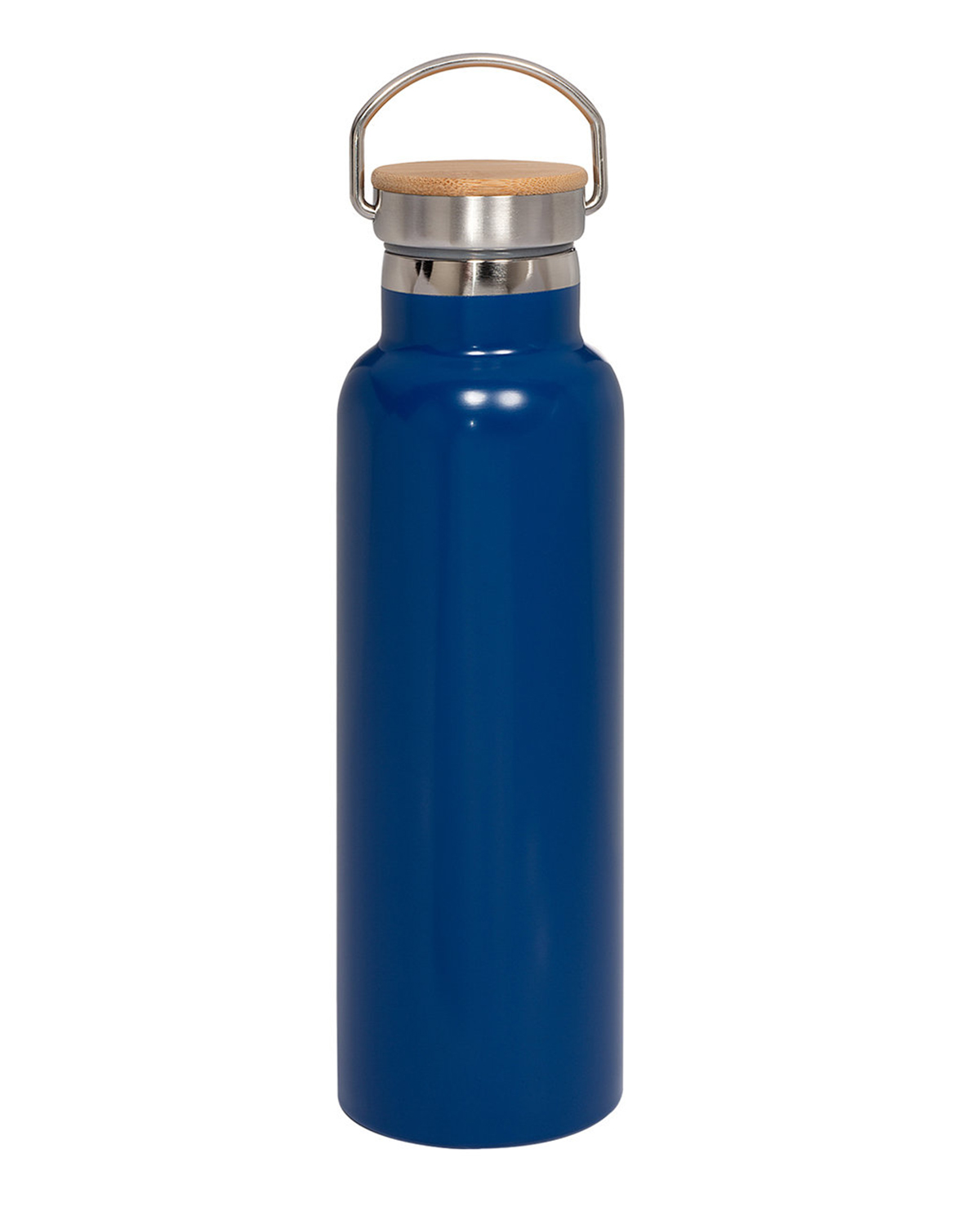 Picture of 20 oz. Vacuum Insulated Water Bottle With Bamboo Lid.