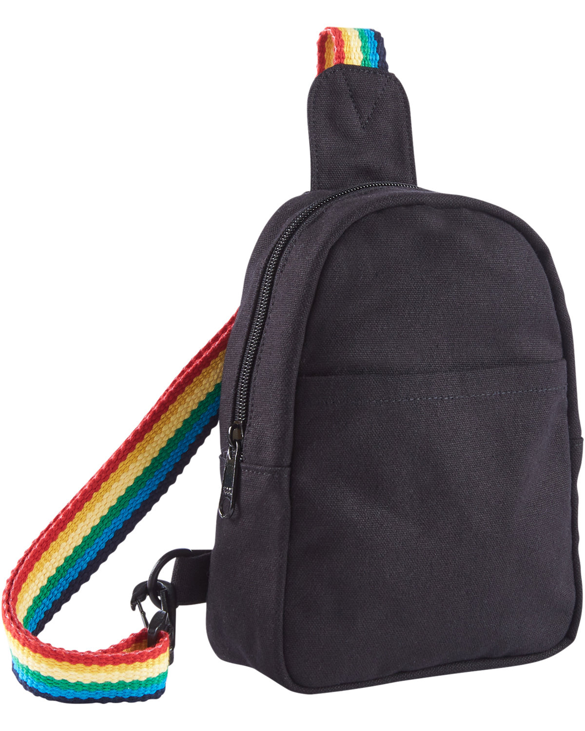 Picture of Rainbow Pride Recycled Cotton Crossbody Bag.