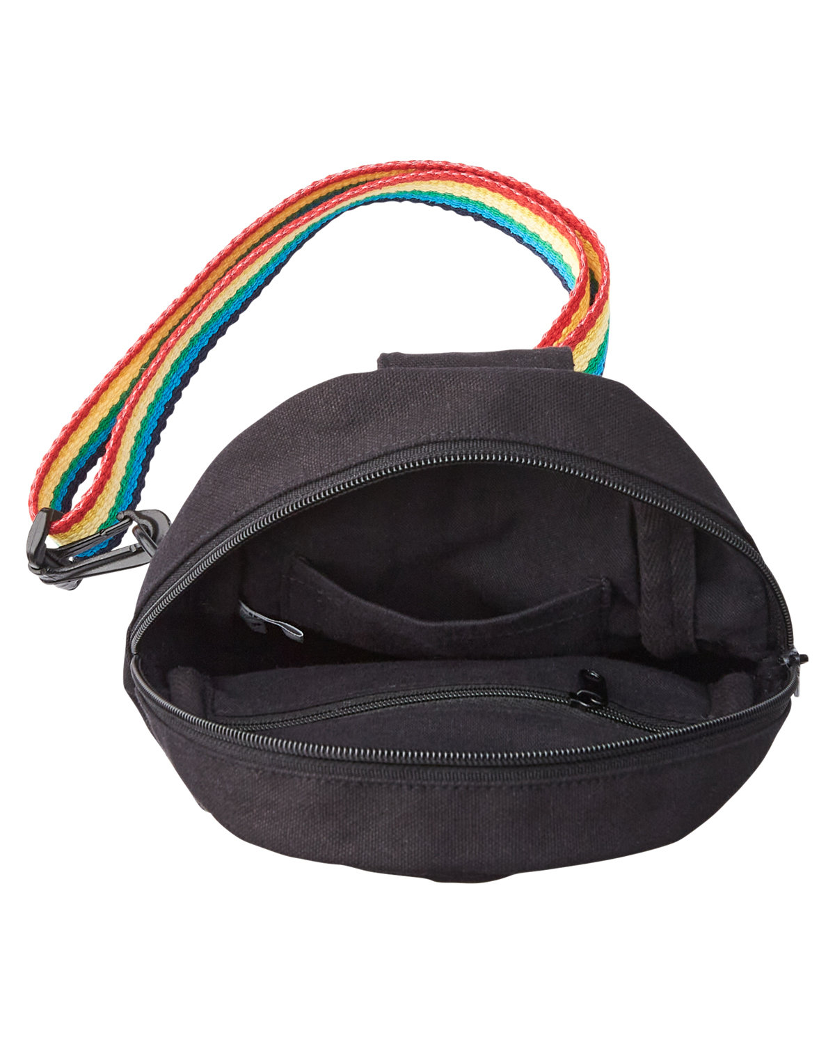 Picture of Rainbow Pride Recycled Cotton Crossbody Bag.