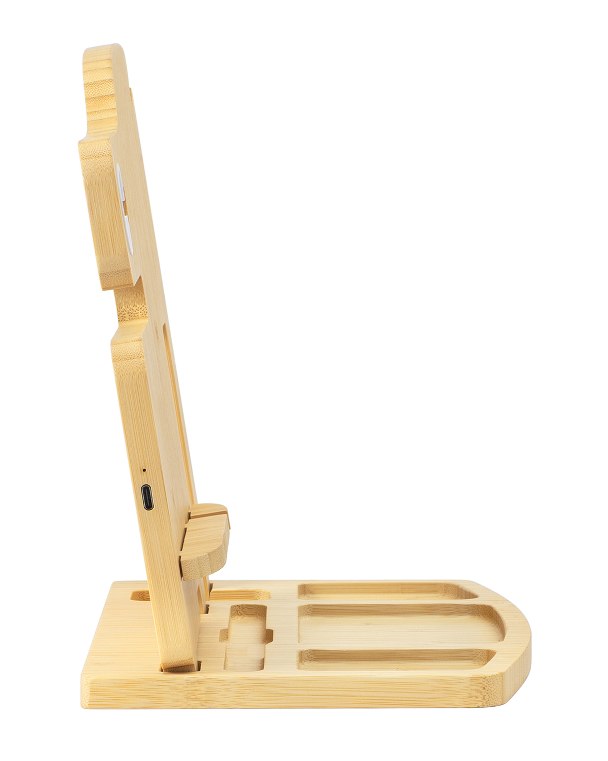 Picture of Portia Bamboo Charging Valet Station.