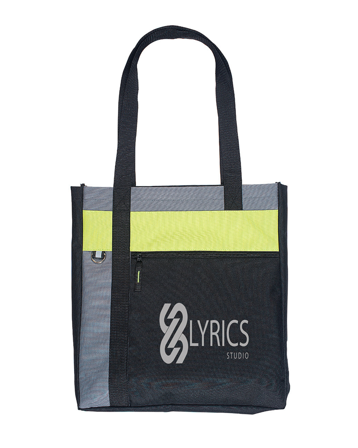 Picture of Happy De Stijl Polyester Tote Bag.