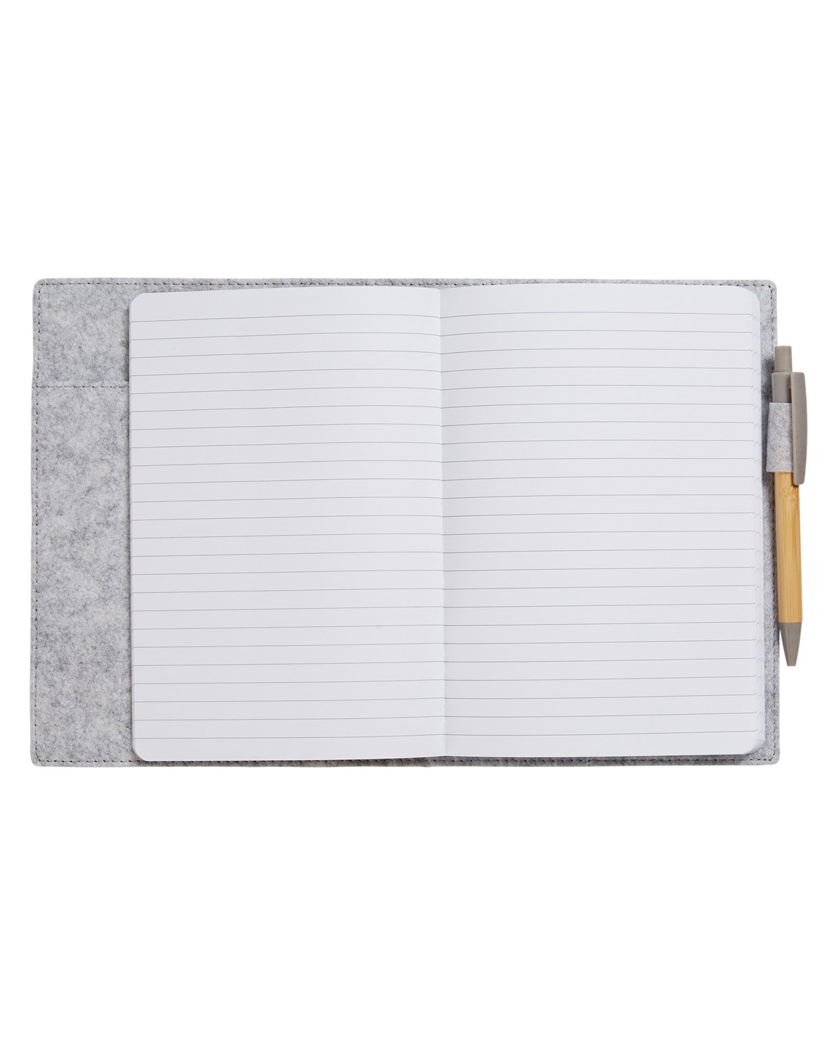 Picture of Grove Refillable Bamboo Notebook & Pen.