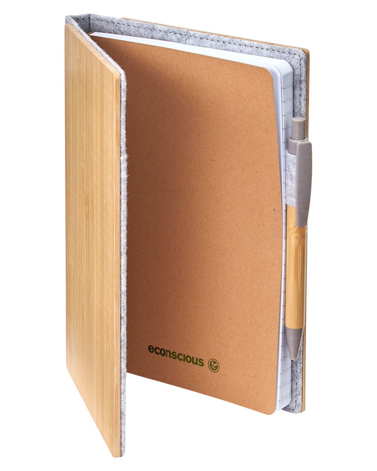 Picture of Grove Refillable Bamboo Notebook & Pen.