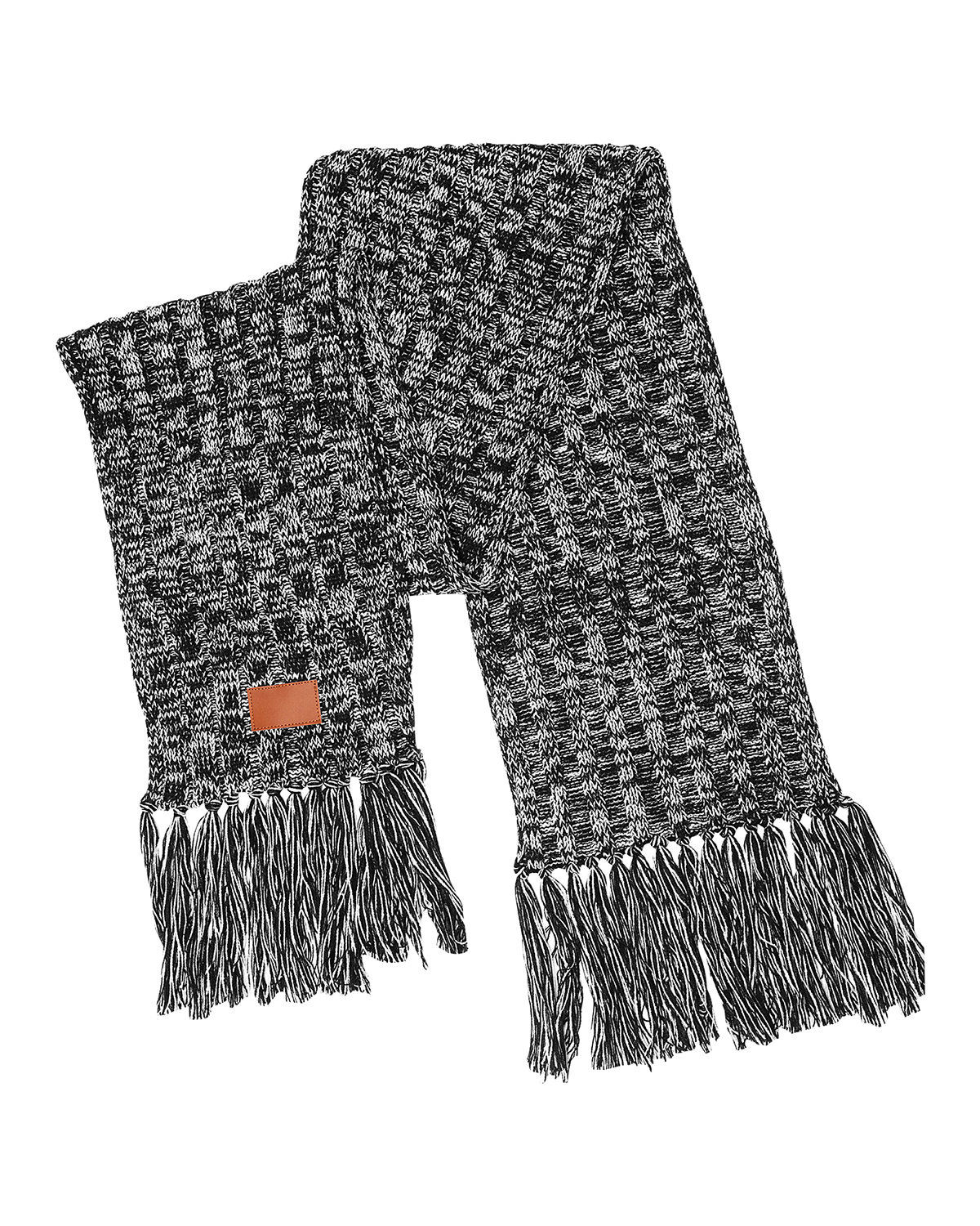 Picture of Heathered Knit Scarf.