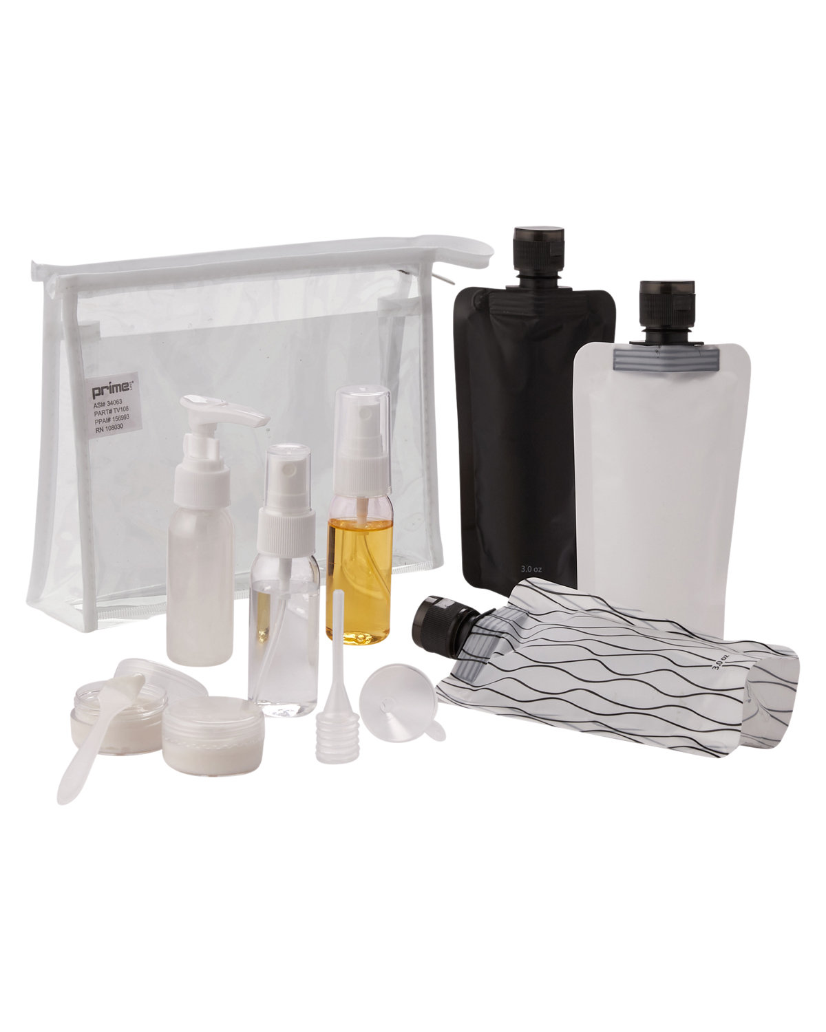 Picture of In Transit Travel Bottle Set And Bag.
