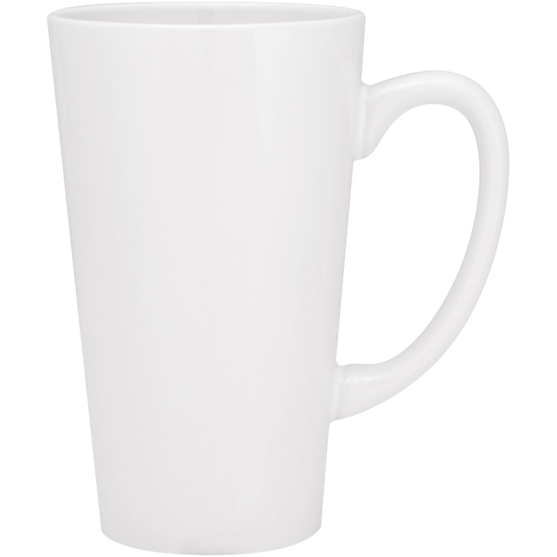Picture of Full Color White Tall Cafe Mug 16 Oz