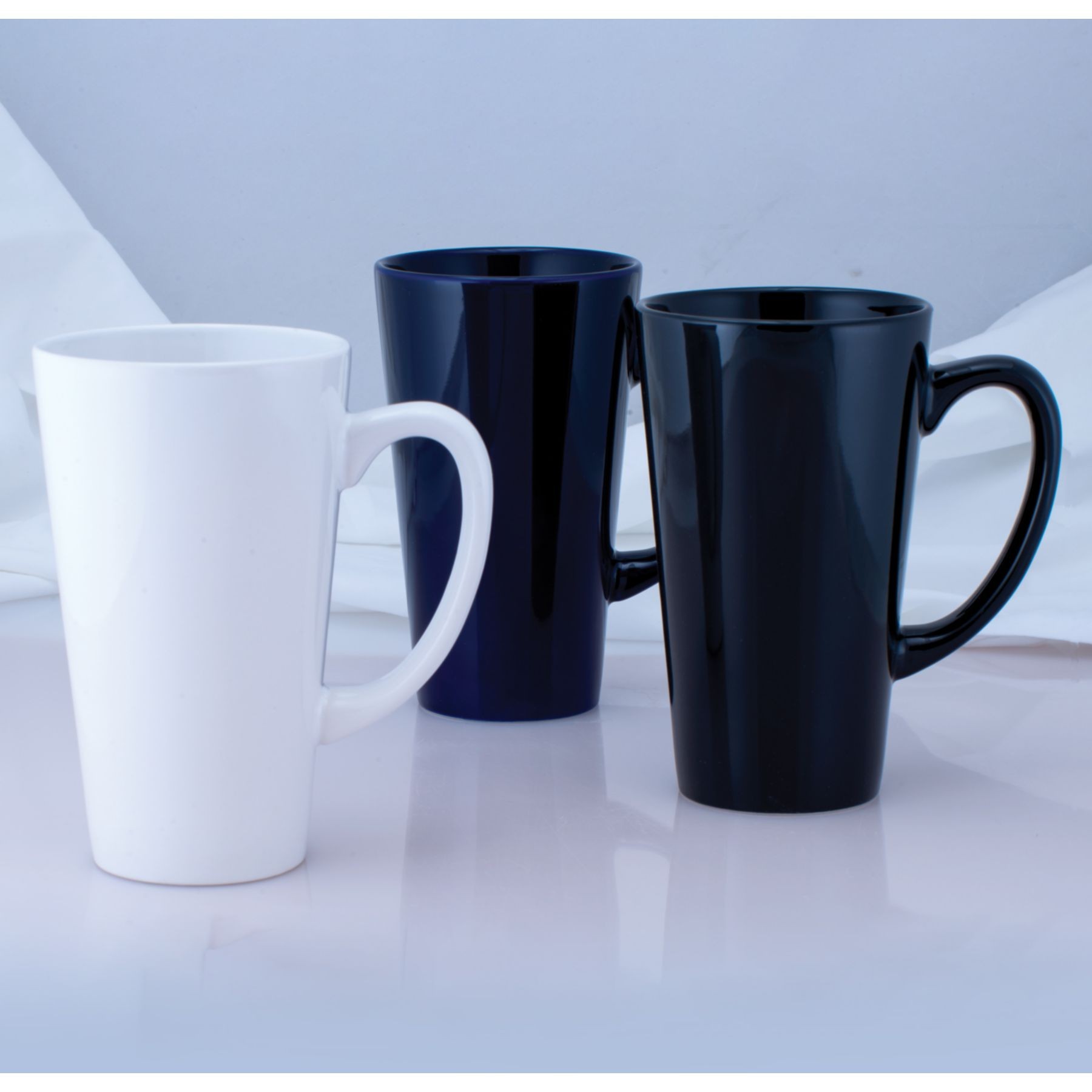 Picture of Full Color White Tall Cafe Mug 16 Oz