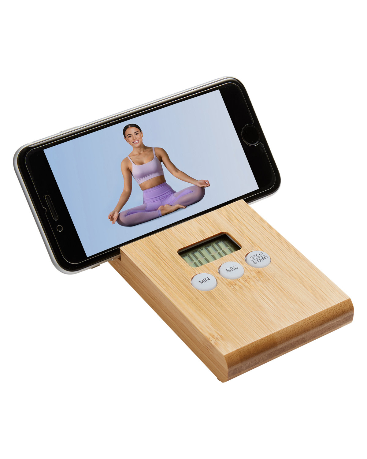Picture of Home & Table Bamboo Timer & Stand.