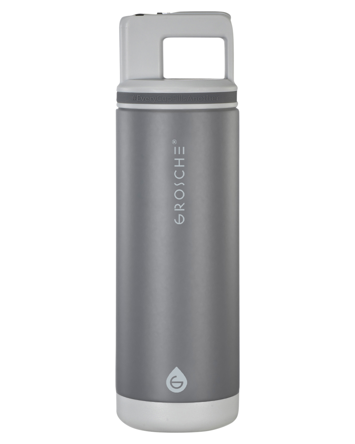 Picture of 20 oz. Alpine Flip N Sip Vacuum Insulated Stainless Steel Water Bottle.