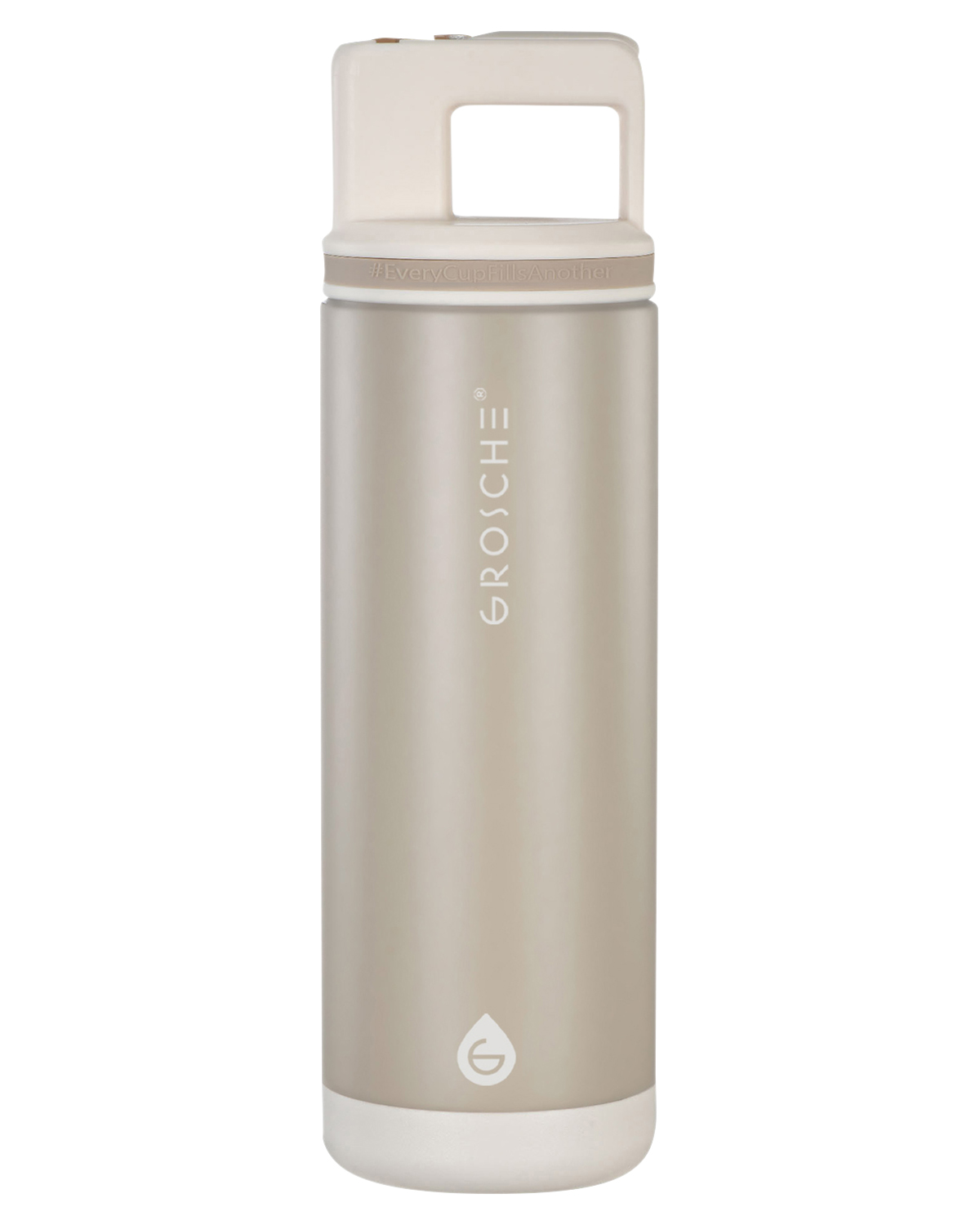 Picture of 20 oz. Alpine Flip N Sip Vacuum Insulated Stainless Steel Water Bottle.