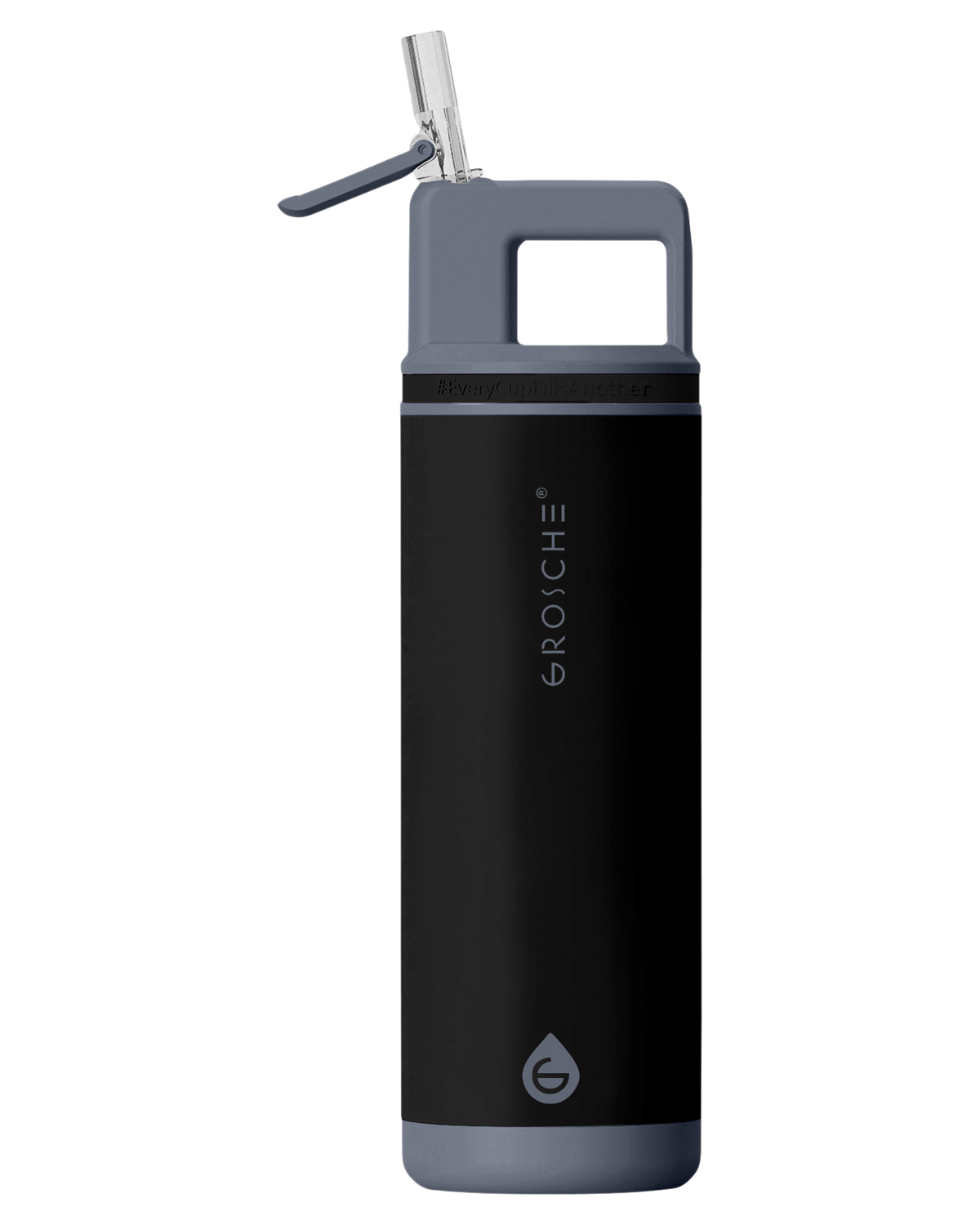 Picture of 20 oz. Alpine Flip N Sip Vacuum Insulated Stainless Steel Water Bottle.