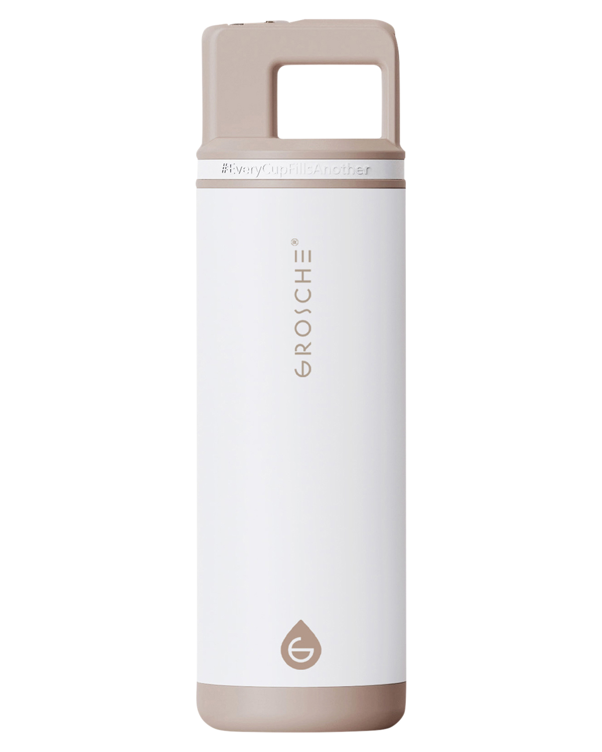 Picture of 20 oz. Alpine Flip N Sip Vacuum Insulated Stainless Steel Water Bottle.