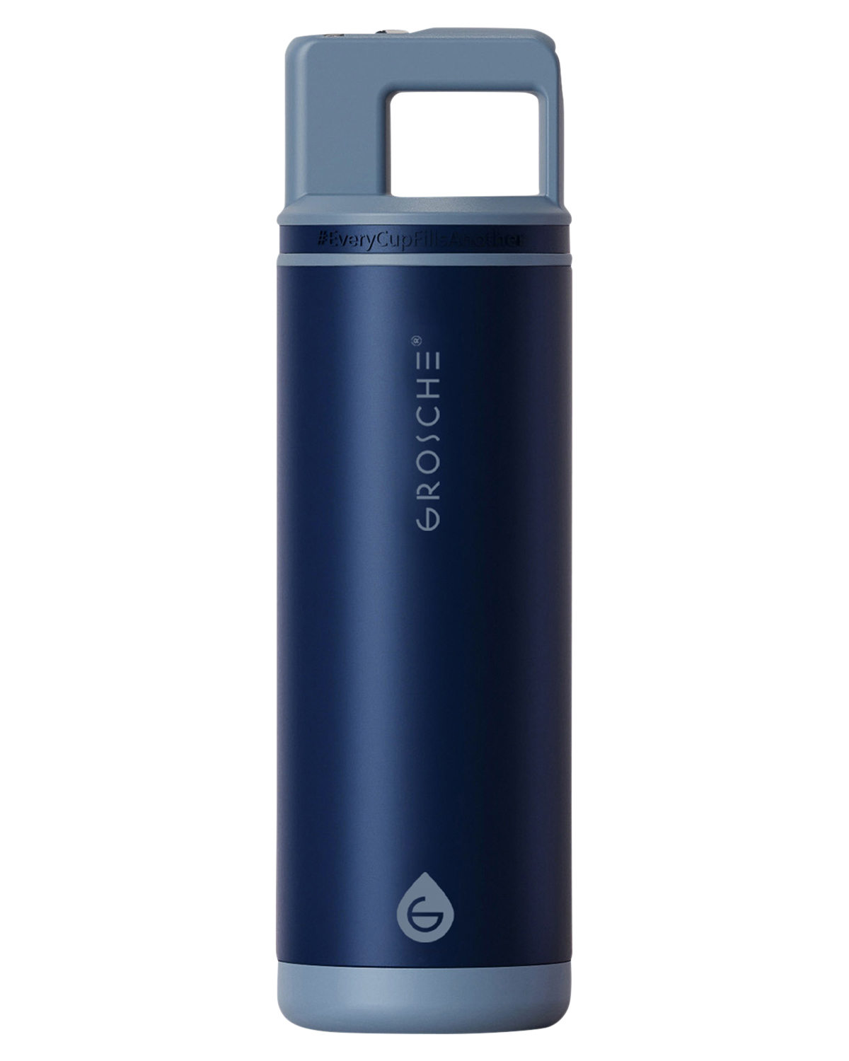 Picture of 20 oz. Alpine Flip N Sip Vacuum Insulated Stainless Steel Water Bottle.