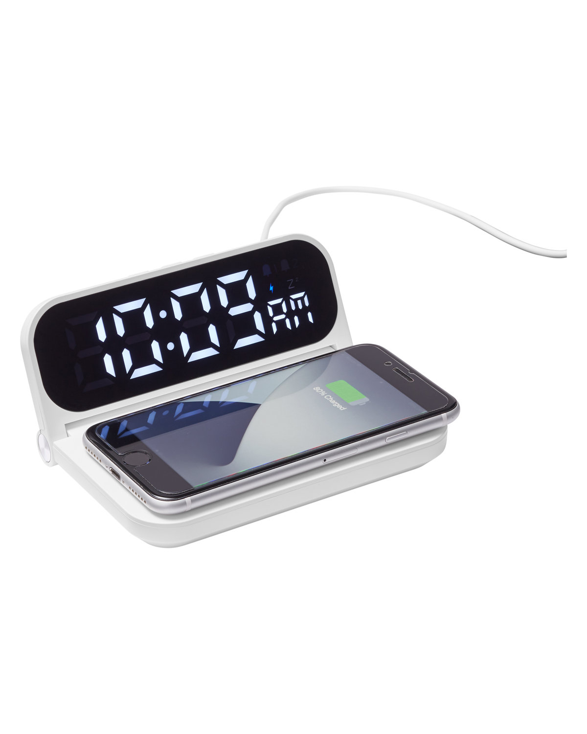 Picture of Foldable Alarm Clock & Wireless Charger.