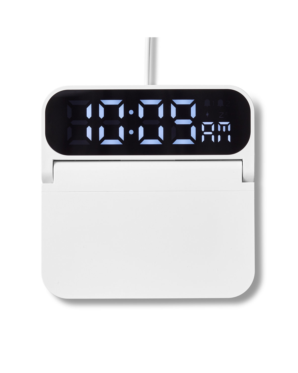 Picture of Foldable Alarm Clock & Wireless Charger.