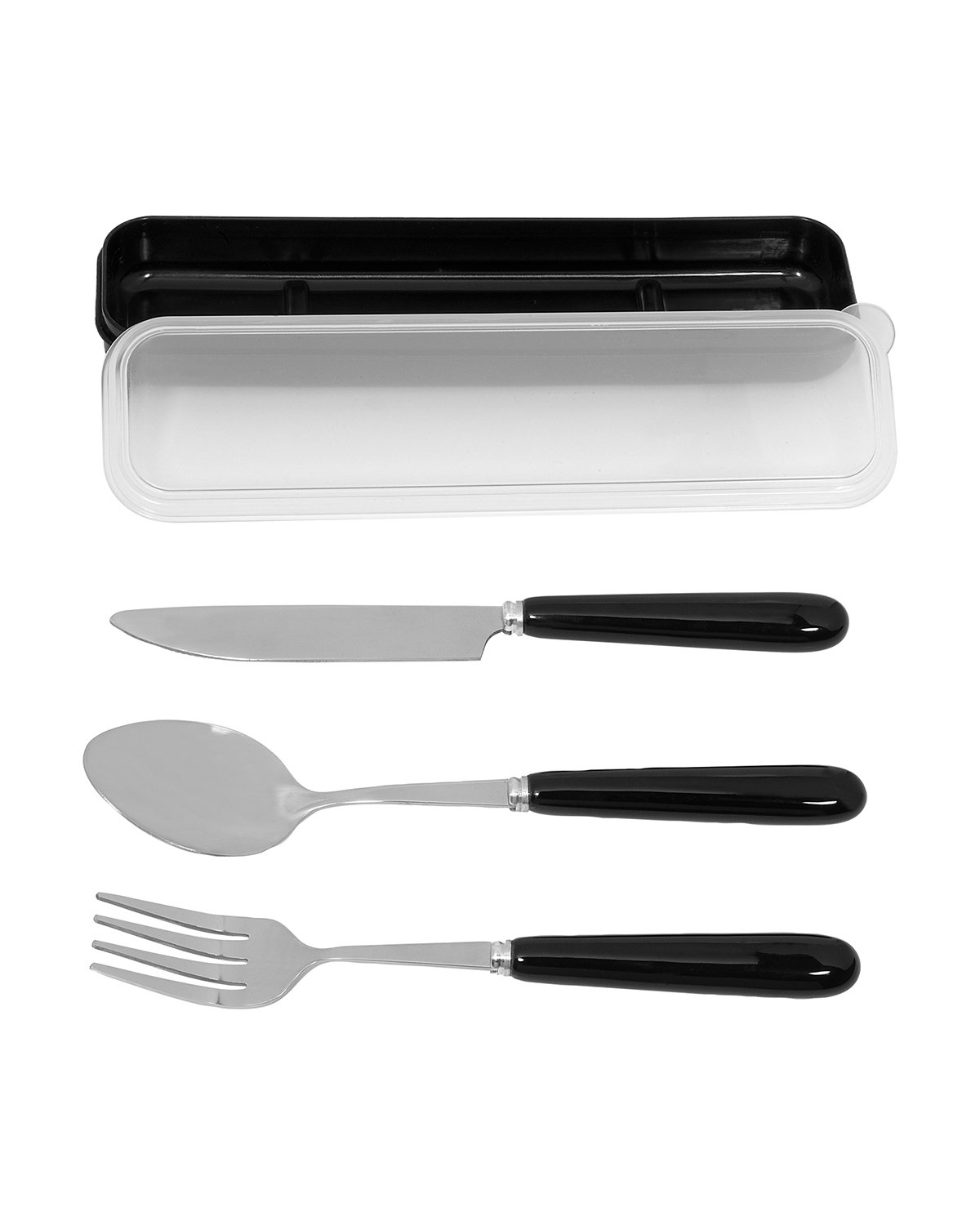 Picture of Cutlery Set In Plastic Case.