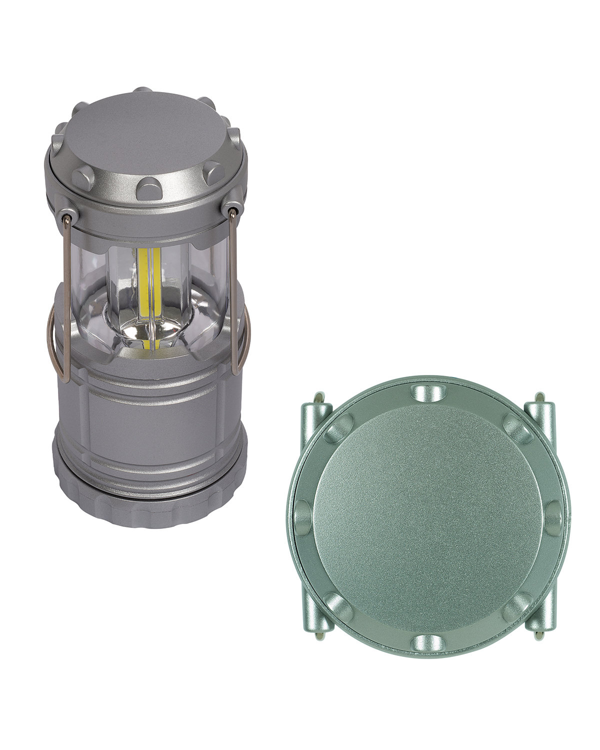 Picture of Mini Cob Camping Lantern-Style Flashlight.
