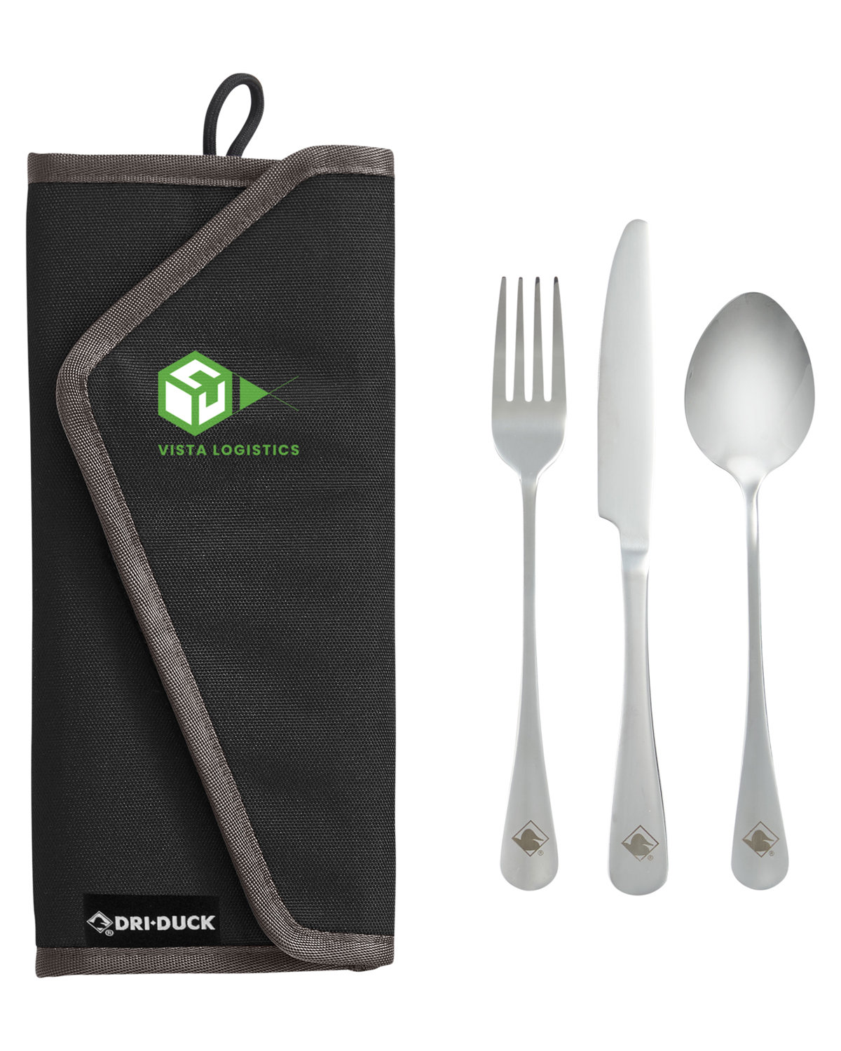 Picture of Eco Friendly Reusable Stainless Steel Utensil Set.