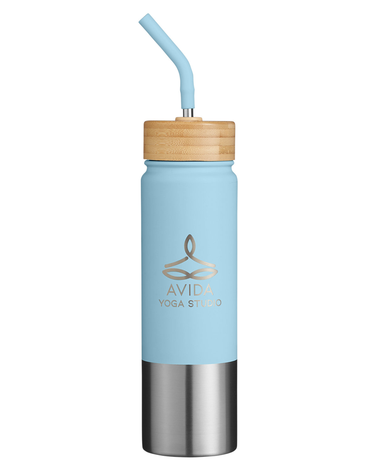Picture of Playa 24 oz. Stainless Steel Tumbler With Bamboo Lid.