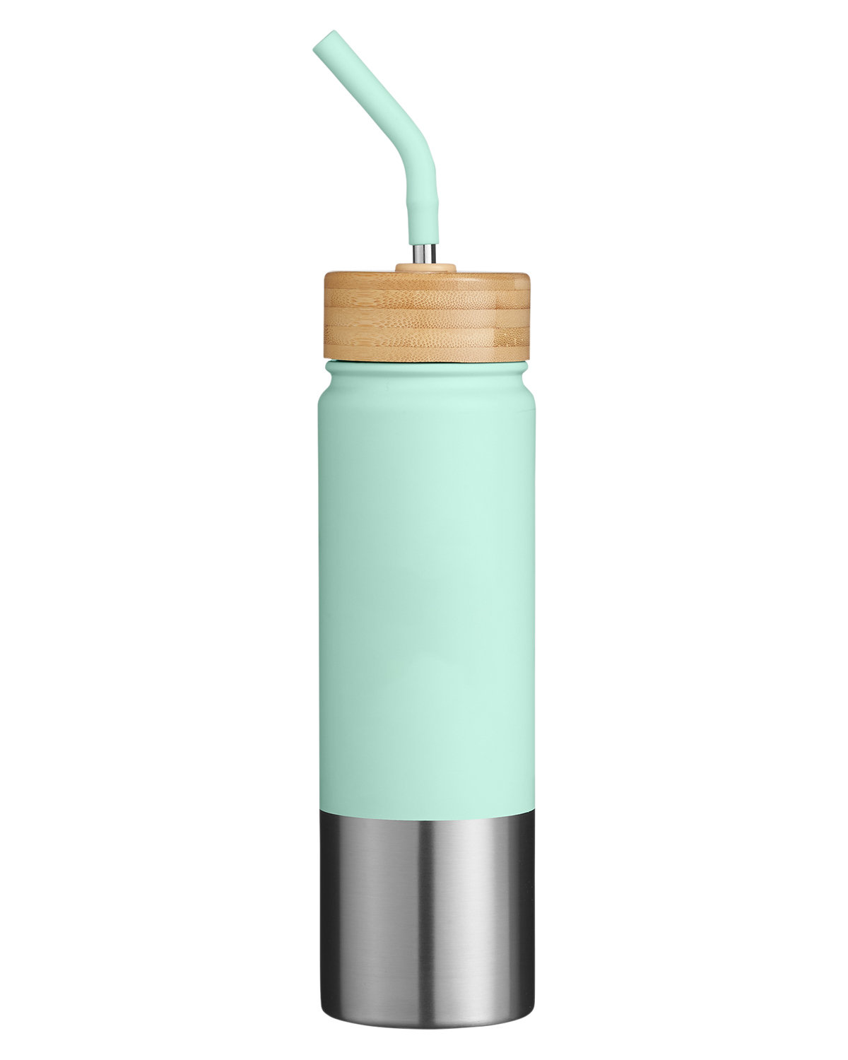 Picture of Playa 24 oz. Stainless Steel Tumbler With Bamboo Lid.
