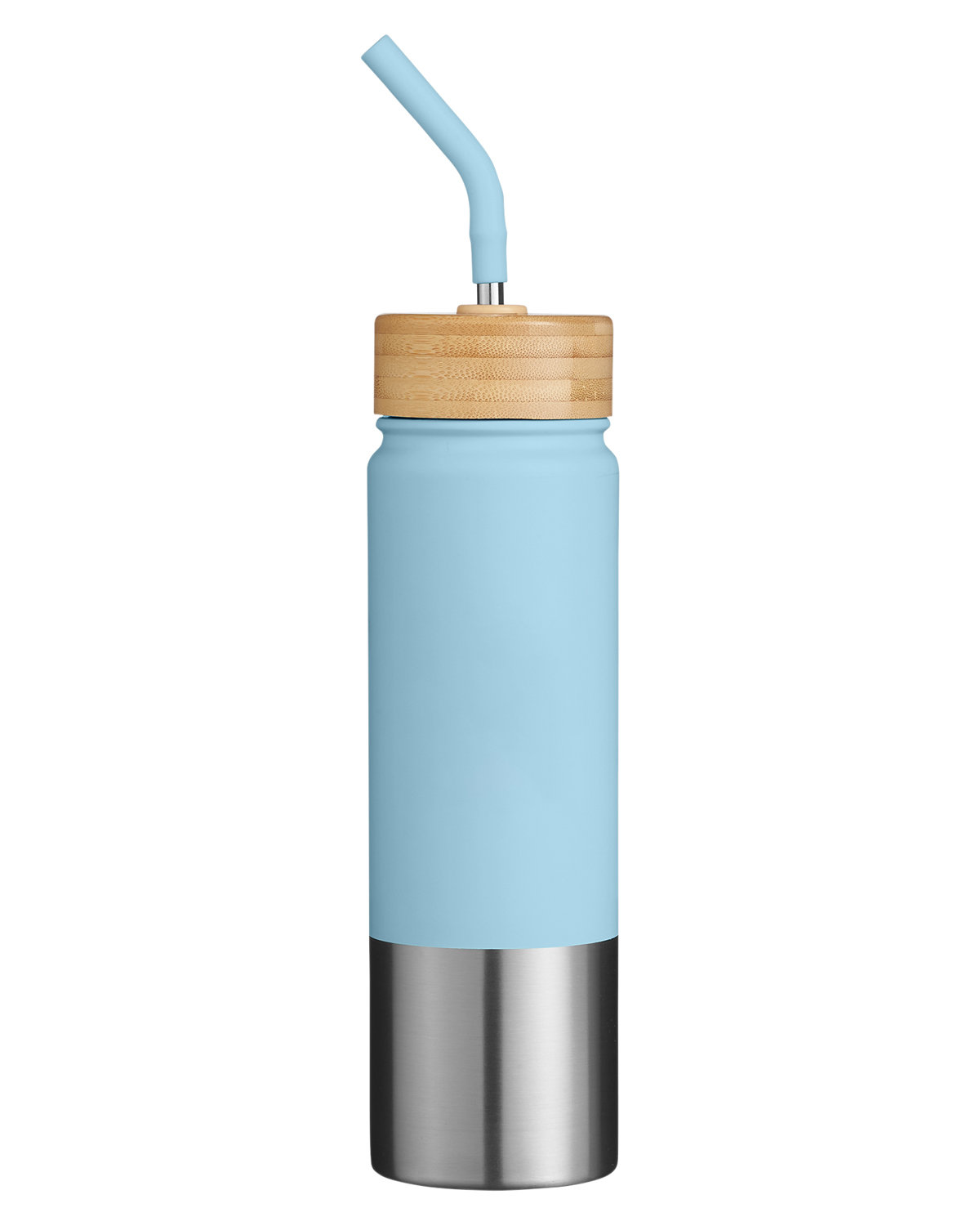 Picture of Playa 24 oz. Stainless Steel Tumbler With Bamboo Lid.