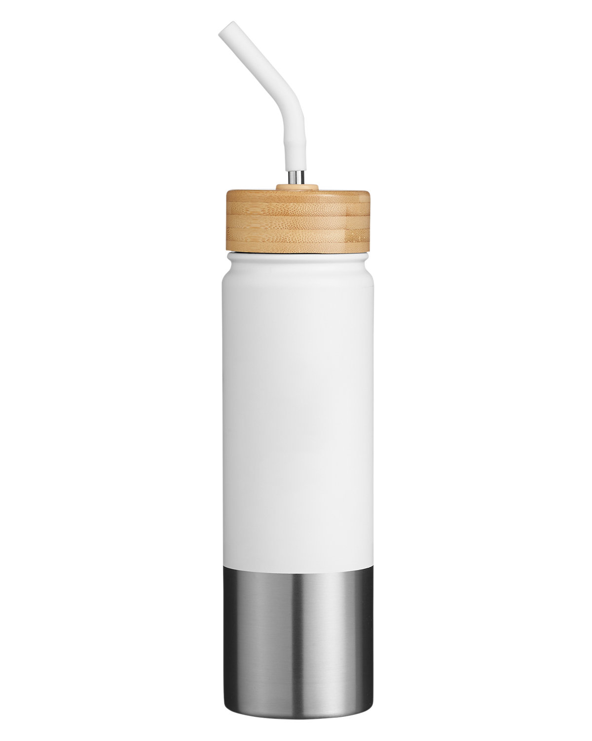 Picture of Playa 24 oz. Stainless Steel Tumbler With Bamboo Lid.