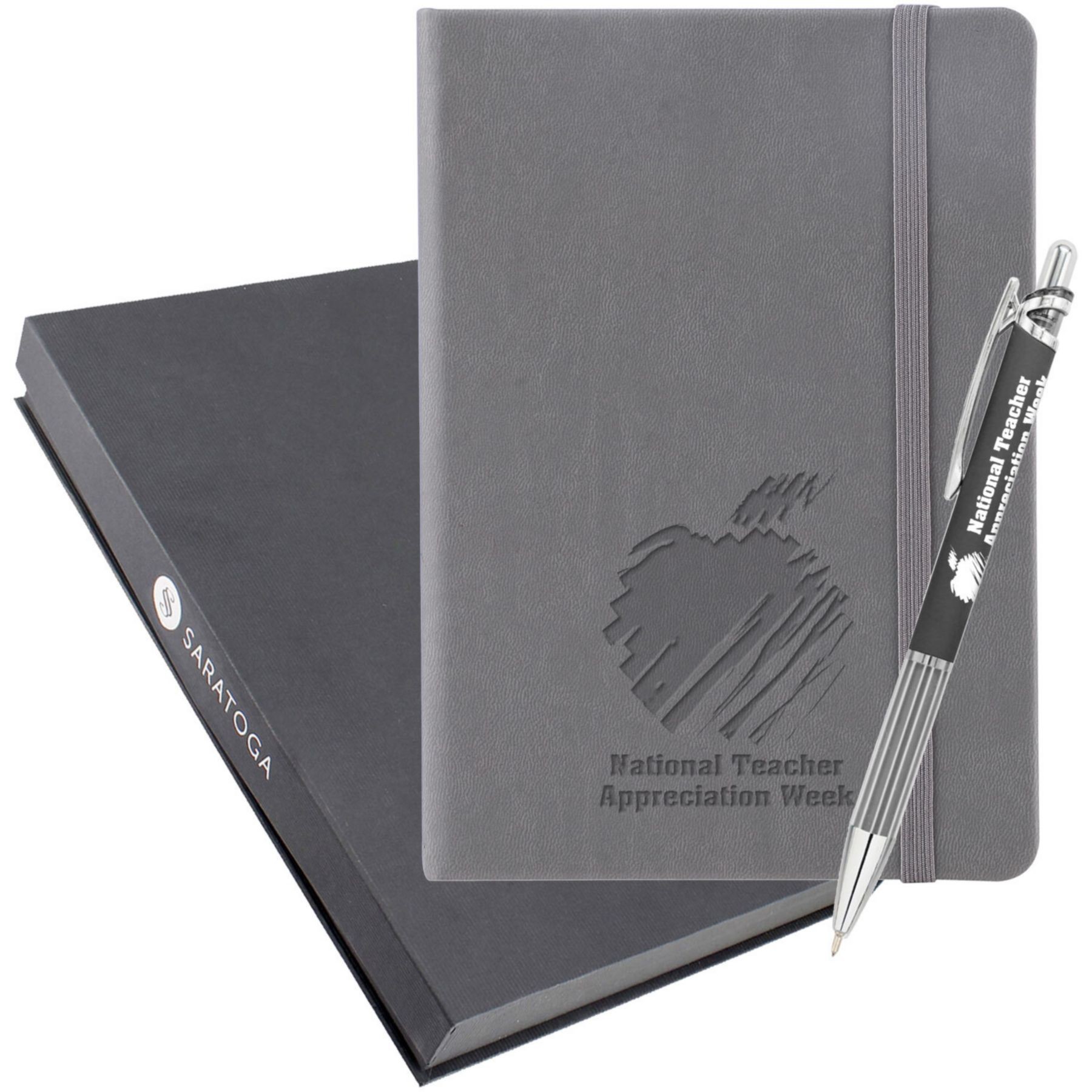 Picture of Debossed Bella Luna Brite Journal And Headline Pen