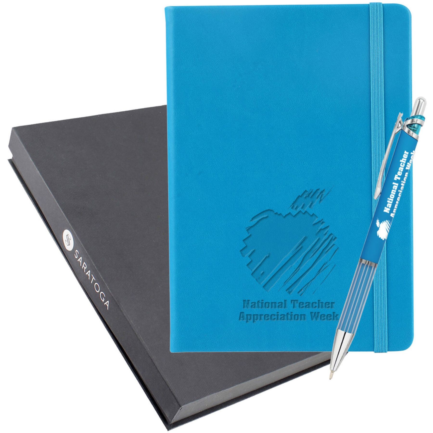 Picture of Debossed Bella Luna Brite Journal And Headline Pen