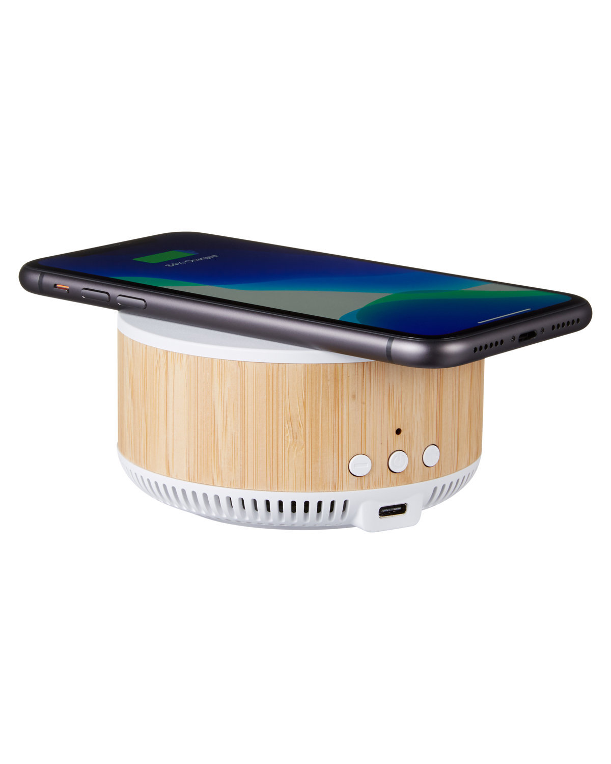 Picture of Portia Wireless Charger and Speaker.