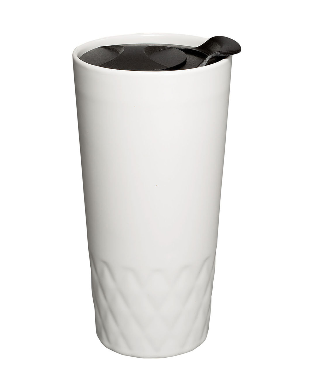 Picture of 14 oz. Double Wall Ceramic Textured Tumbler.