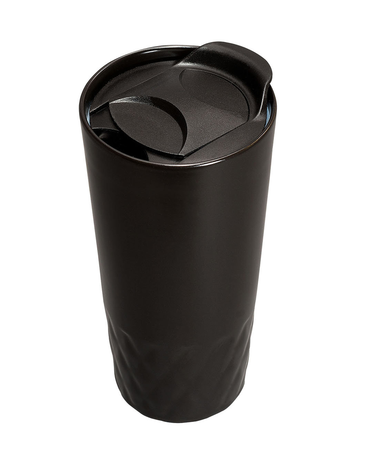 Picture of 14 oz. Double Wall Ceramic Textured Tumbler.
