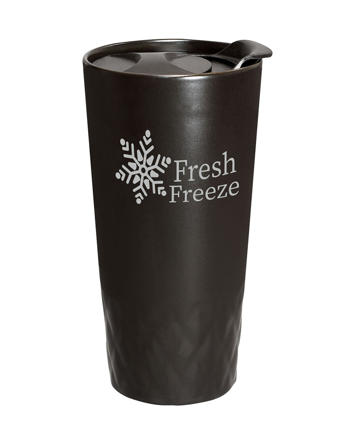Picture of 14 oz. Double Wall Ceramic Textured Tumbler.