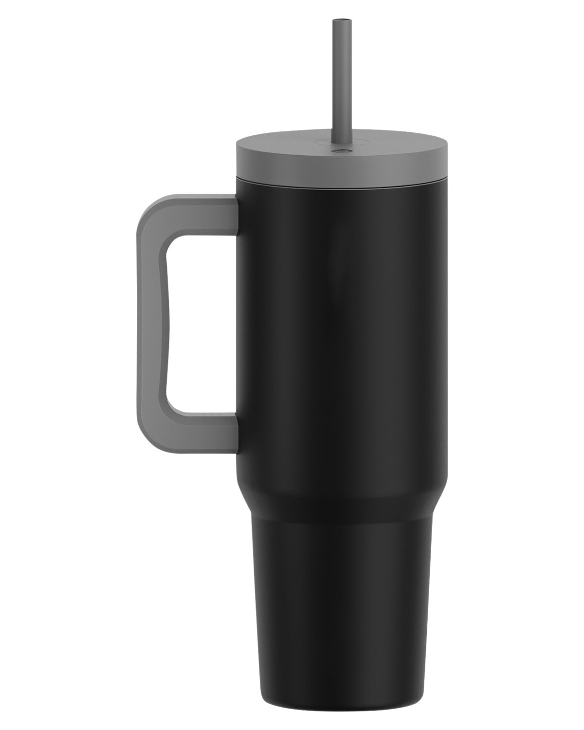 Picture of 40 oz. Aspen Vacuum Insulated Stainless Steel Tumbler With Handle.
