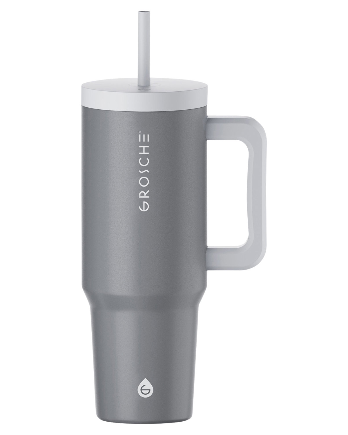 Picture of 40 oz. Aspen Vacuum Insulated Stainless Steel Tumbler With Handle.