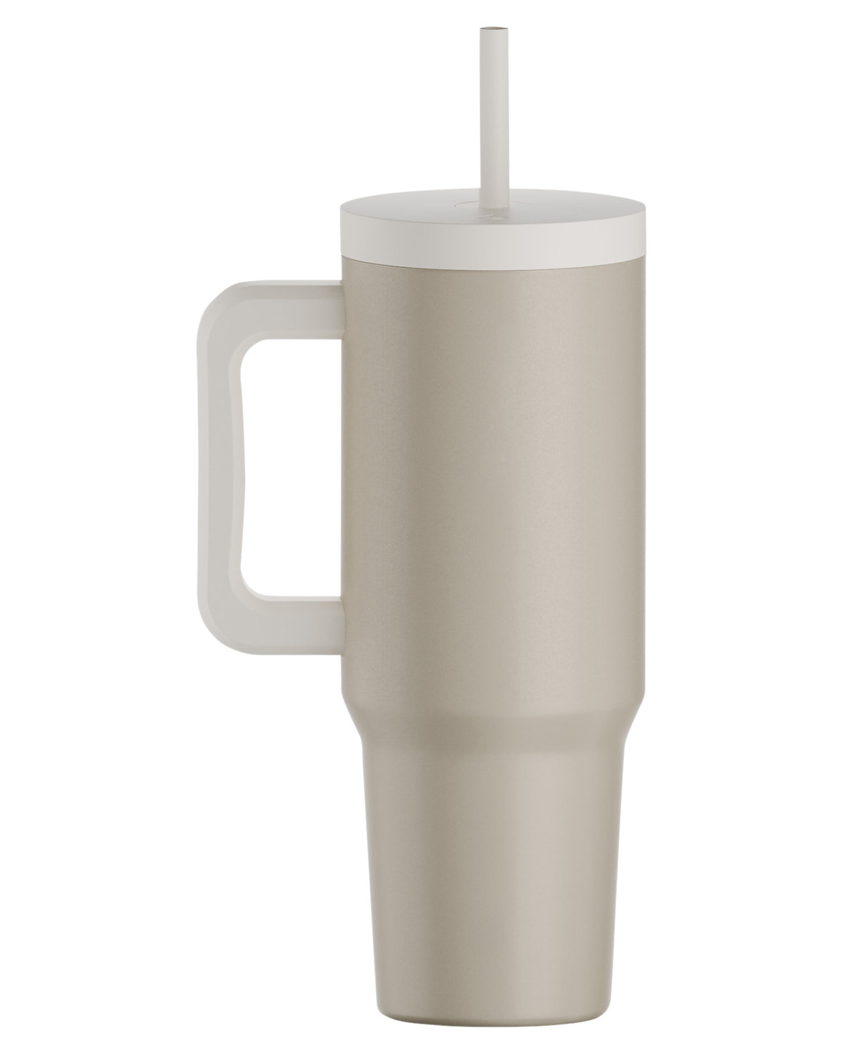 Picture of 40 oz. Aspen Vacuum Insulated Stainless Steel Tumbler With Handle.
