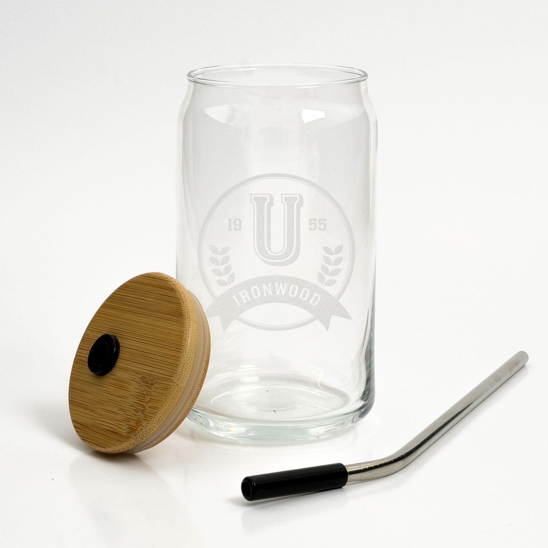 Picture of Etched Can Glass 16 Oz