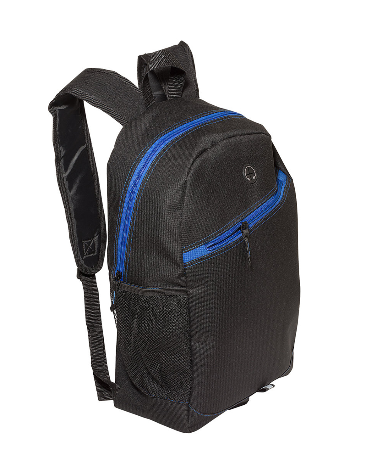 Picture of Front Zipper Color Laptop Backpack.