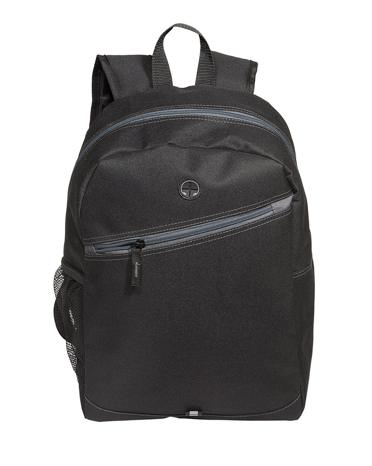 Picture of Front Zipper Color Laptop Backpack.