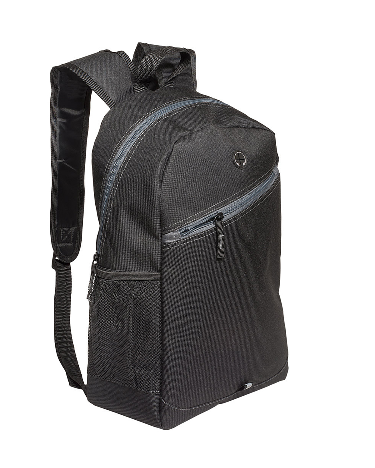 Picture of Front Zipper Color Laptop Backpack.