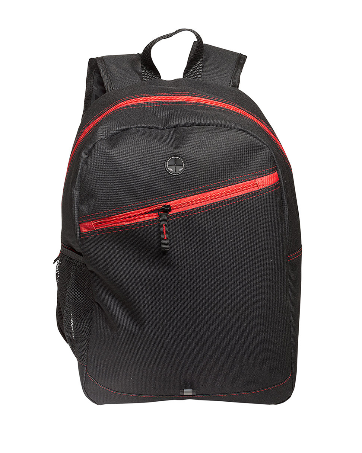Picture of Front Zipper Color Laptop Backpack.