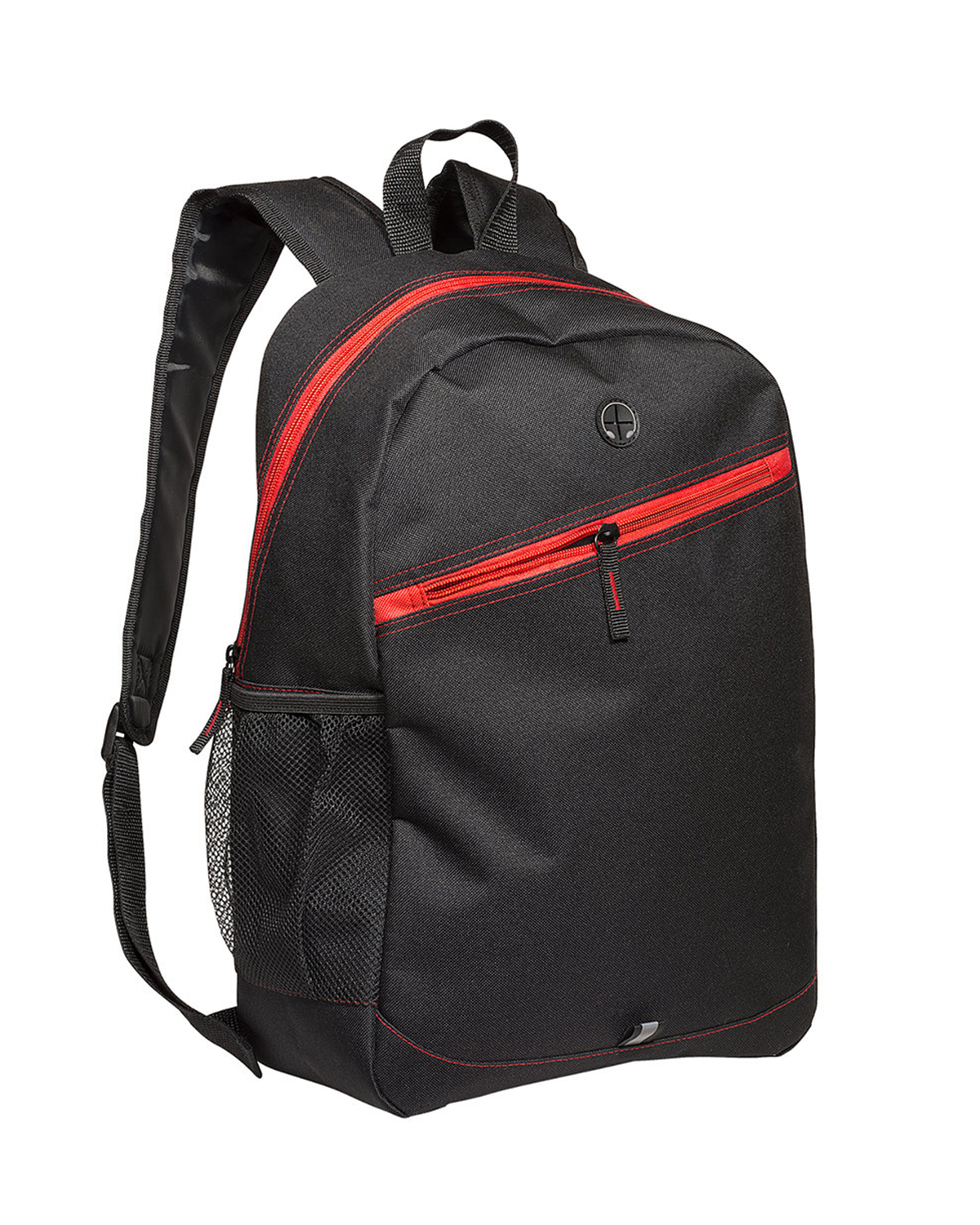 Picture of Front Zipper Color Laptop Backpack.