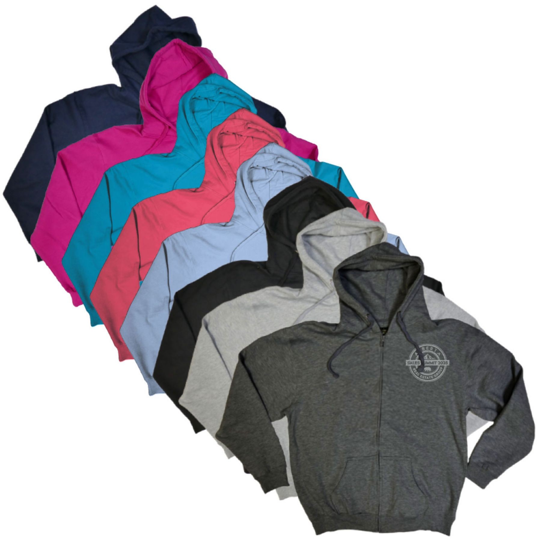 Picture of Unisex Fleece Full Zip Hoodie
