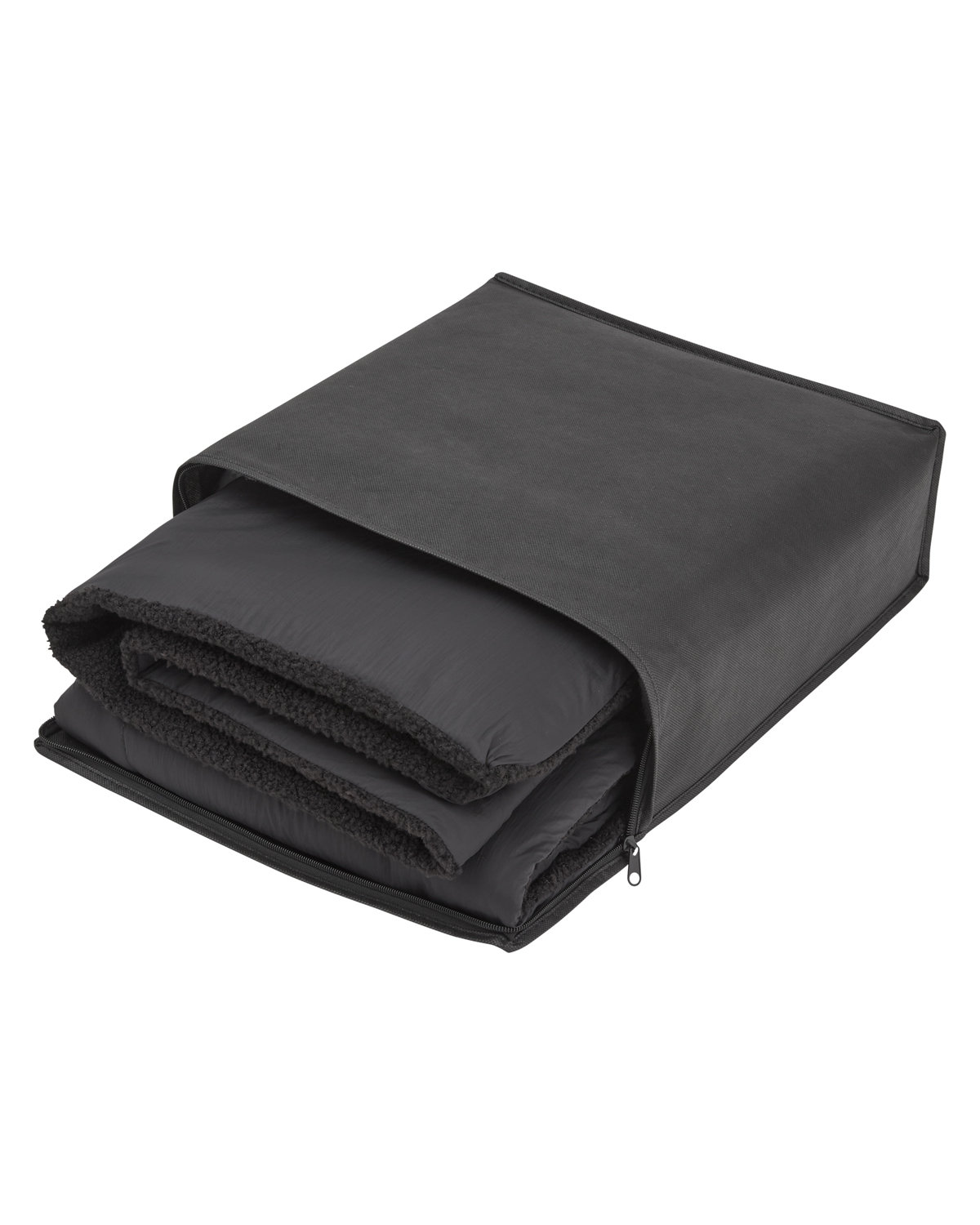 Picture of Aura Eco Friendly Boucle Sweater Fleece Blanket.