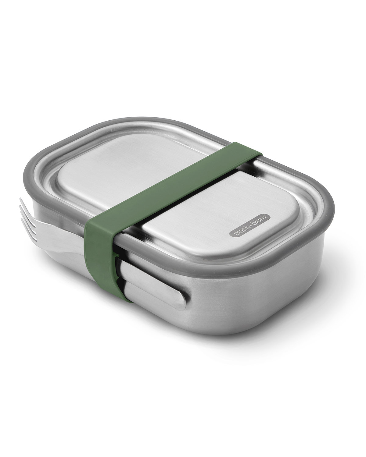 Picture of Large Stainless Steel Lunch Box.