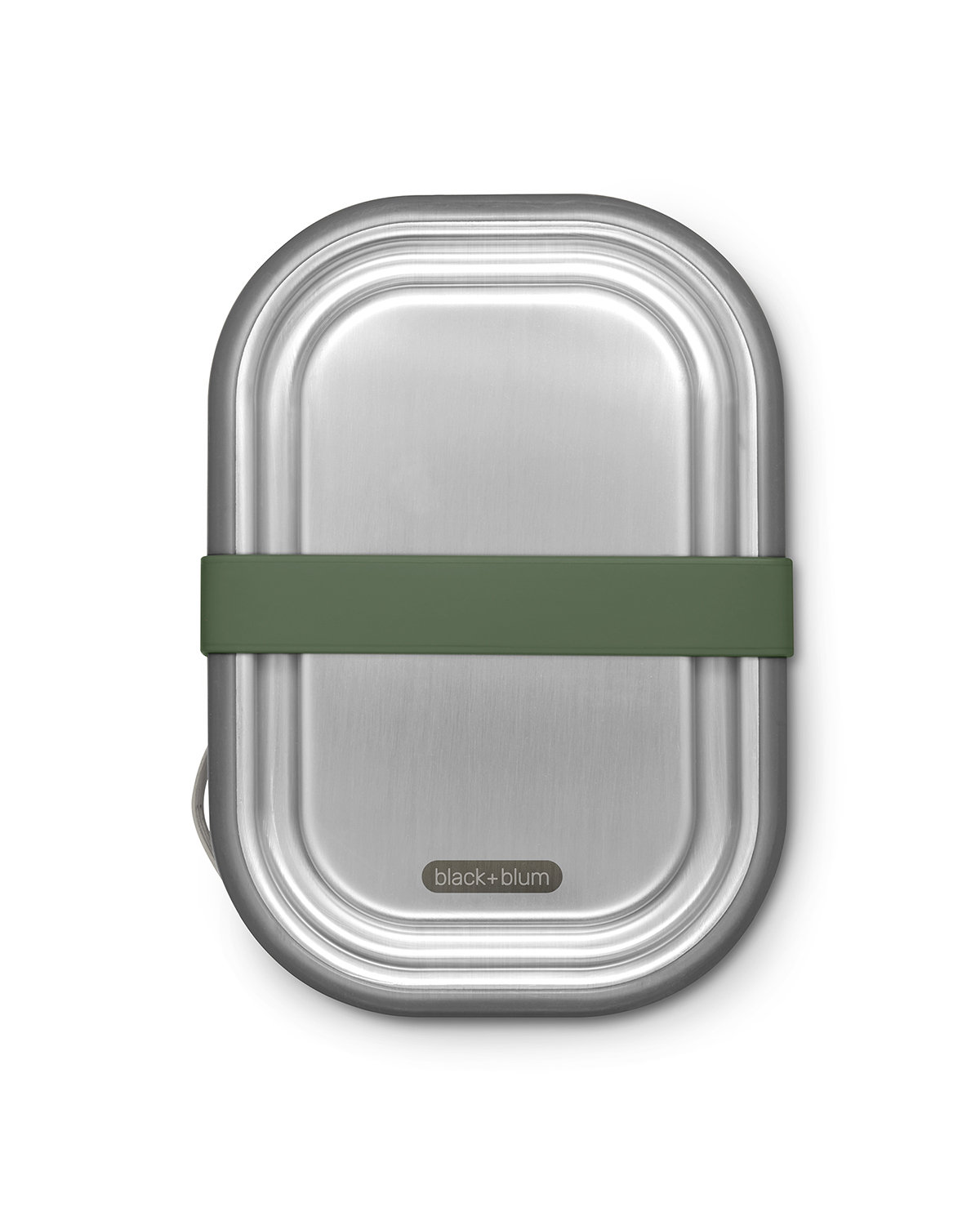 Picture of Large Stainless Steel Lunch Box.